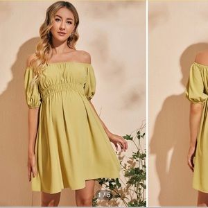 SHEIN Mustard Dress
